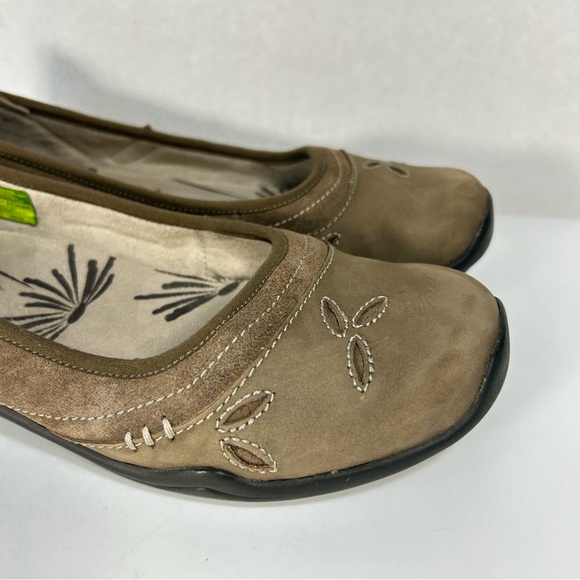 Ahnu Gracie Slip On Leather Tan Ballet Flats Shoes F8013K; Women 7.5 Please Read - Picture 6 of 15